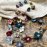 Sophie Digard | Dainty Flower Chain Necklace | Crochet Linen 